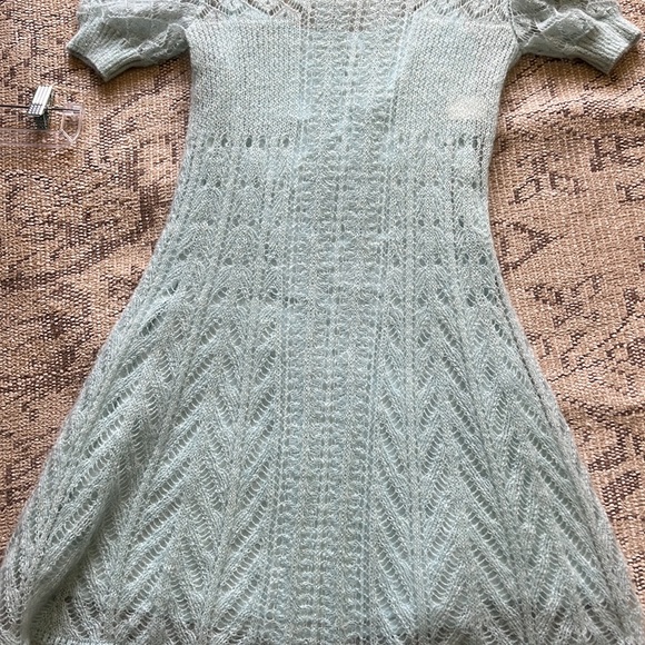 Philosophy by Alberta Ferretti ice blue knit dress - Picture 12 of 14